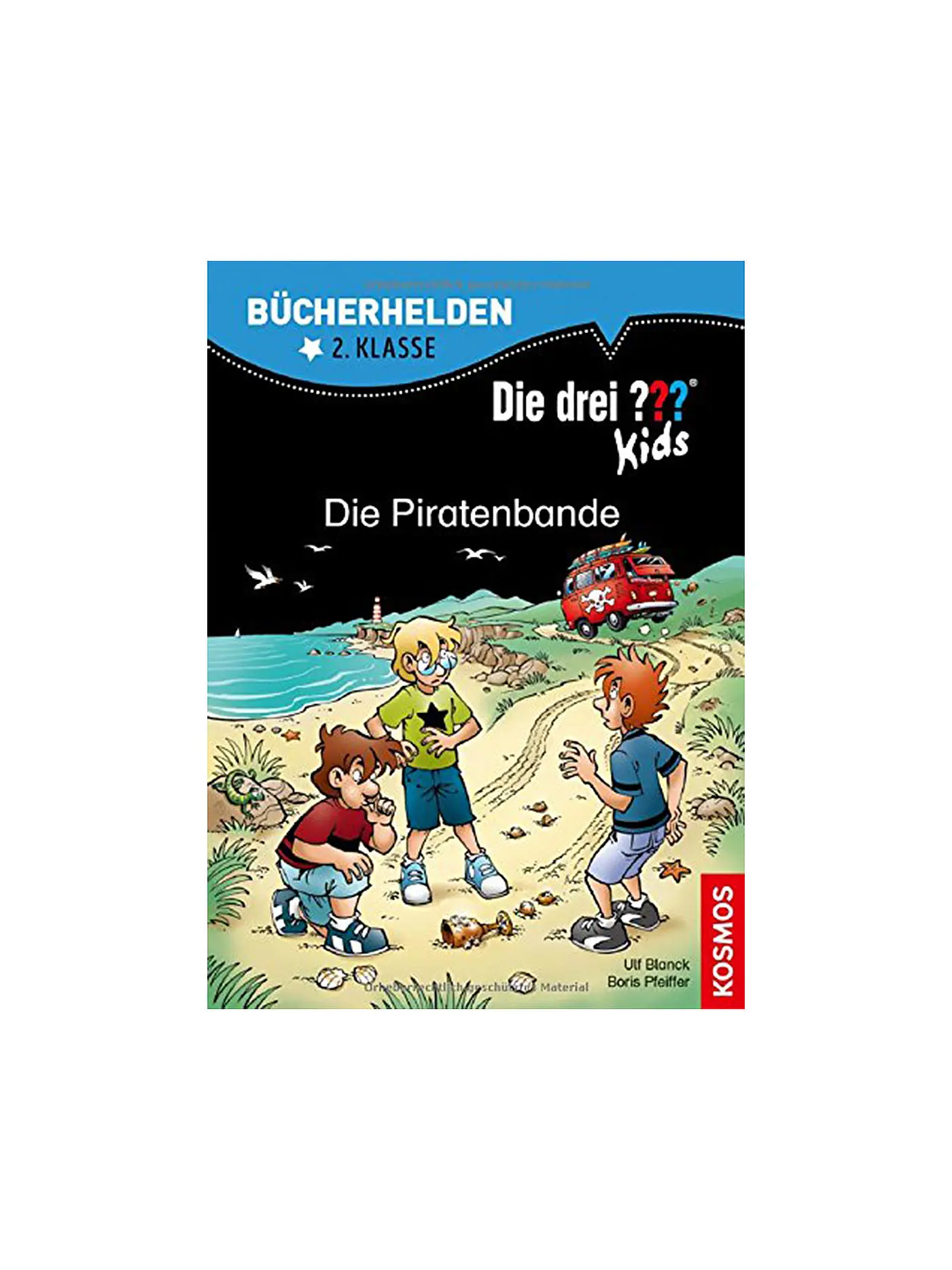 KOSMOS VERLAG | Buch - Die drei Fragzeichen Kids - Die Piratenbande (Gebundene Ausgabe) 2 Klasse | 